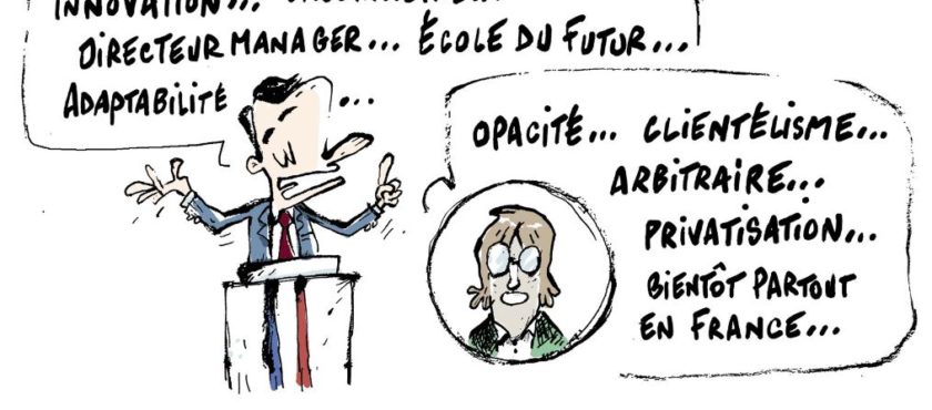 « Ecole du futur » de Macron