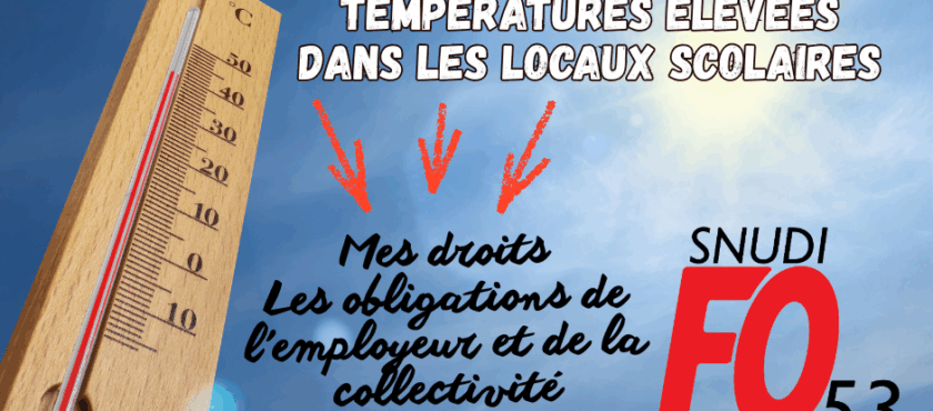 Fortes chaleurs et températures caniculaires : mes droits, les obligations de l’employeur