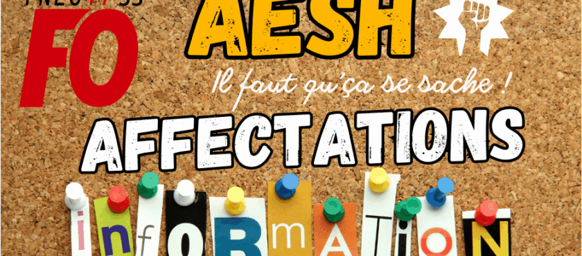 AESH : Les affectations pour la rentrée prochaine