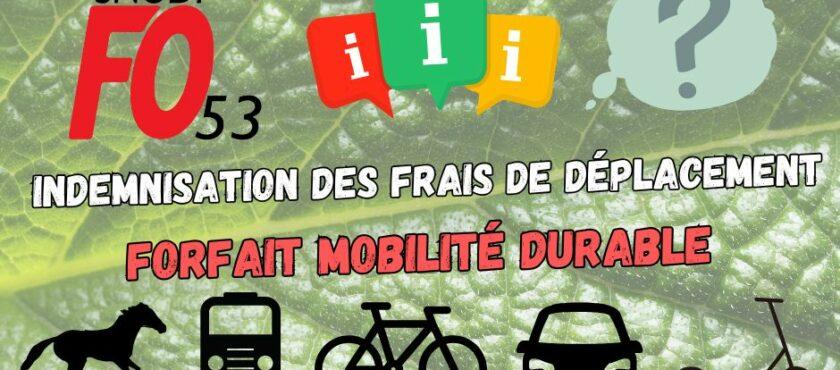 Déplacement domicile-école : indemnisations et forfait mobilité Déplacement domicile-école : indemnisations et forfait mobilité