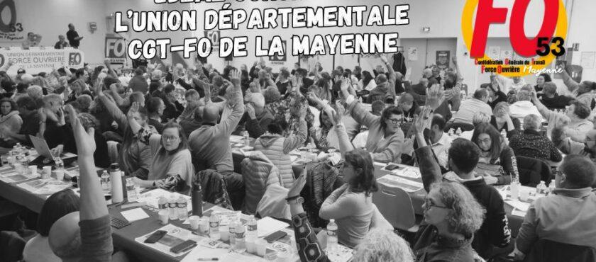 25ème congrès de l’UD FO 53