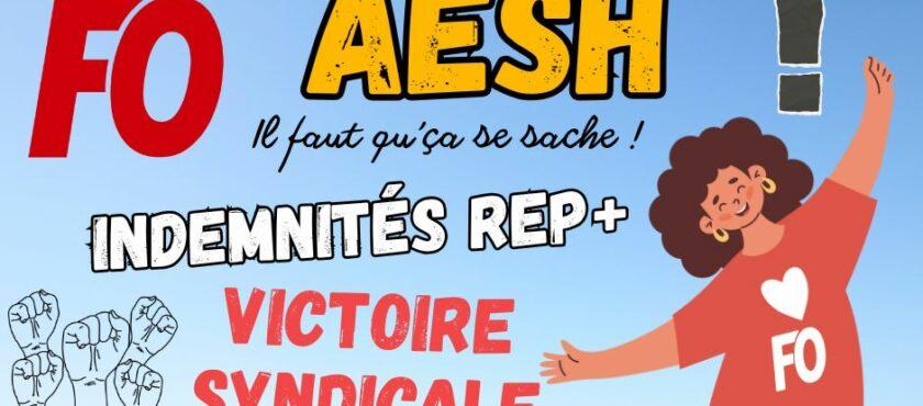 Indemnités REP+ : victoire pour les AESH !