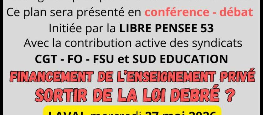 Conférence-débat laïcité à Laval
