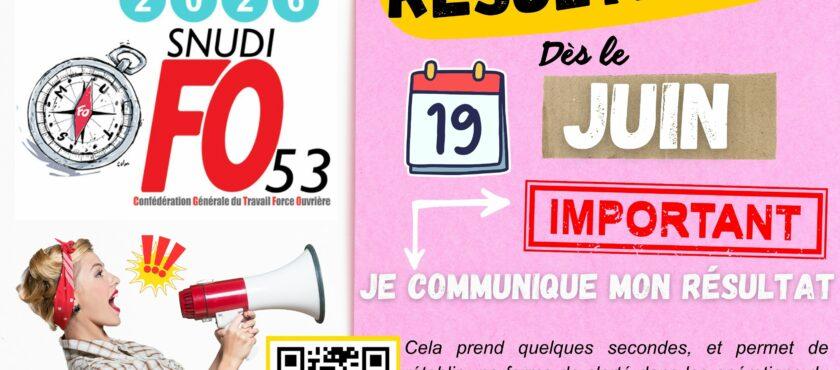 Résultats mouvement 2026