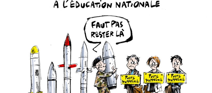 36 milliards d’€ pour la guerre et … 10 millions d’€ pour protéger les écoles face à la canicule !